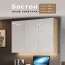 Шкаф навесной "Бостон" ШН-001 Дуб Крафт Золотой/Белый МДФ КВ